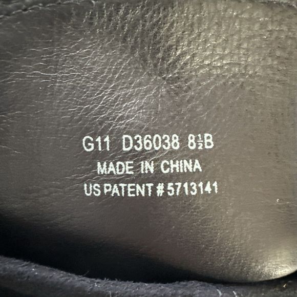 COLE HAAN Riding Boot Sz 8.5 Whitley Black Leather NikeAir Tall Knee High Buckle - Picture 12 of 14